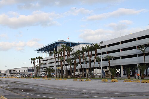Vooraanzicht Heliport Algeciras