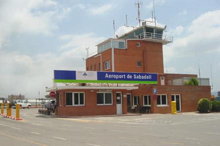 Vooraanzicht Sabadell Airport