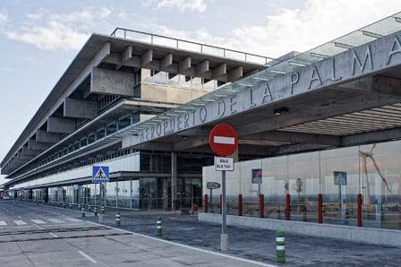 Vooraanzicht La Palma Airport