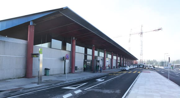 Vooraanzicht Vigo Airport