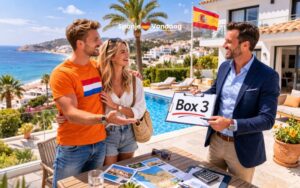 Nederlands koppel in Spanje in gesprek met makelaar inzake Box 3