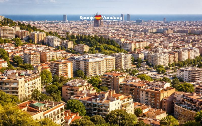 AI-luchtfoto van Barcelona