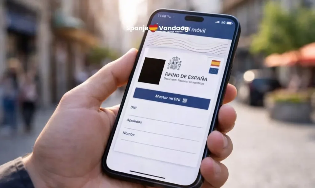 Deze gsm toont je Spaanse ID