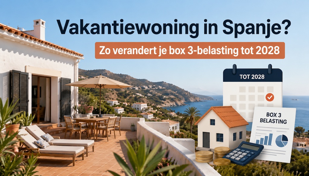 Terras van Spaanse villa met zicht op zee
